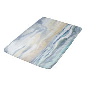 Waterverf Ocean Wave Beach Coastal Home Decor Badmat (Gekanteld)