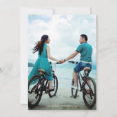 Waterverf Ocean Wave | De foto bewaart de Datum Kaart (Achterkant)