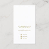 Waterverf Ocean Wave Earring Display Visitekaartje (Achterkant)