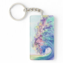 Waterverf Ocean Wave & Family Photo Template