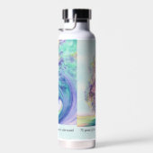 Waterverf Ocean Wave van Miranda Waterfles (Rechts)