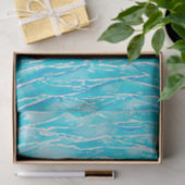 Waterverf Ocean Waves Art Print Tissue Paper Tissuepapier (Geschenk)