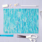 Waterverf Ocean Waves Art Print Tissue Paper Tissuepapier (Craft)