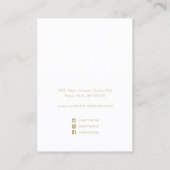 Waterverf Ocean Waves die Display Holder Bu Visitekaartje (Achterkant)