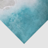 Waterverf Ocean Zee Beach-ontkoppeling Tissuepapier (Detail)