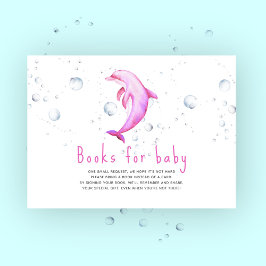 Waterverf oceandolfijn - boeken voor baby informatiekaartje