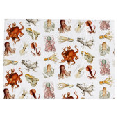 Waterverf octopus cefalopoda zeedieren groot cadeauzakje (Achterkant)