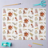 Waterverf octopus cefalopoda zeedieren tissuepapier (Craft)