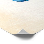 Waterverf Octopus Illustratie Poster (Hoek)