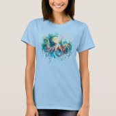 Waterverf octopus illustratie t-shirt (Voorkant)