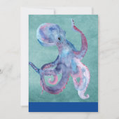 Waterverf Octopus Kaart (Voorkant)