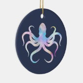 Waterverf octopus keramisch ornament (Rechts)
