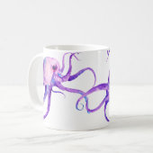 Waterverf Octopus Mok (Voorkant links)