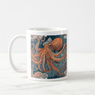 Waterverf octopus mok
