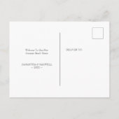 Waterverf Octopus New Home Moving Aankondiging Briefkaart (Achterkant)