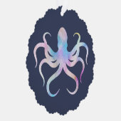 Waterverf octopus ornament kaart (Rechts)