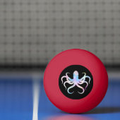 Waterverf octopus pingpongbal (Net)