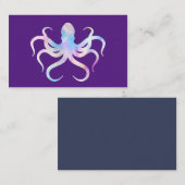 Waterverf Octopus Visitekaartje (Voorkant / Achterkant)