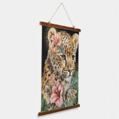 Waterverf Oerwoud Babydieren Hangend Wandkleed (Gebogen)