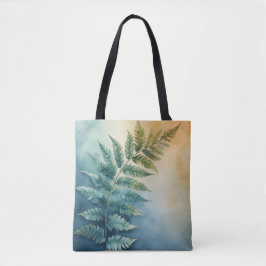 Waterverf Oerwoud Fern Carryall Tote Bag