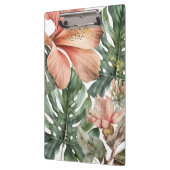Waterverf Oerwoud Floral Peach Green Gold Splash Klembord (Links)