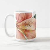 Waterverf Oerwoud Florals Peach Gold Splash Koffiemok (Links)