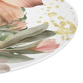 Waterverf Oerwoud Orchid Flowers Snijplank (Hoek)