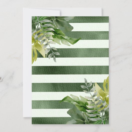 Waterverf Oerwoud Safari Kaart (Achterkant)