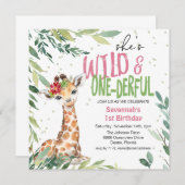 Waterverf Oerwoud Safari Wild 11e verjaardag iv Kaart (Voorkant / Achterkant)