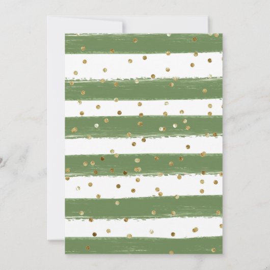 Waterverf Oerwoud Tijger Baby shower Kaart (Achterkant)