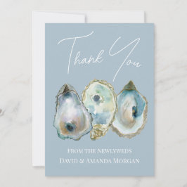 Waterverf Oester Bedankkaart