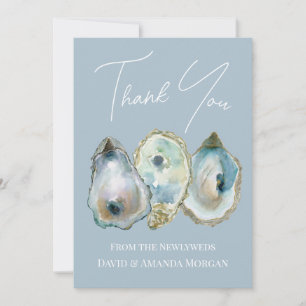 Waterverf Oester  Bedankkaart