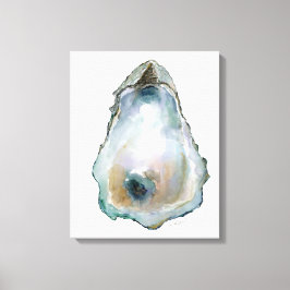 Waterverf Oester Canvas Afdruk