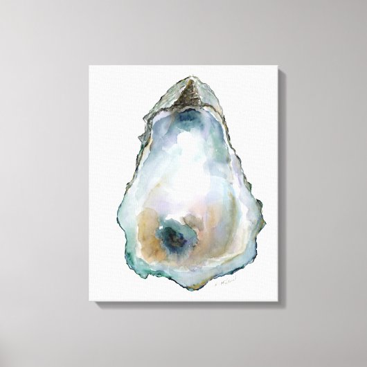 Waterverf Oester Canvas Afdruk (Voorkant)