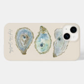 Waterverf oester "High Tides, Good Vibes" Case-Mate iPhone Case (Achterkant (horizontaal))