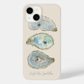 Waterverf oester "High Tides, Good Vibes" Case-Mate iPhone Case (Achterkant)