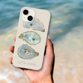 Waterverf oester "High Tides, Good Vibes" Case-Mate iPhone Case