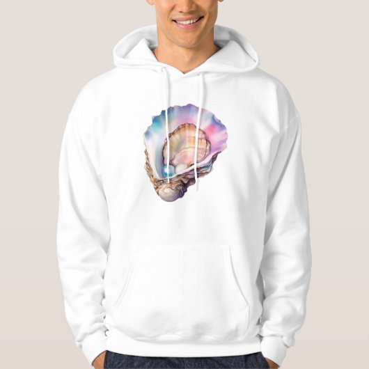 Waterverf Oester Hoodie (Voorkant)