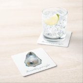 Waterverf Oester Kartonnen Onderzetters (Insitu)