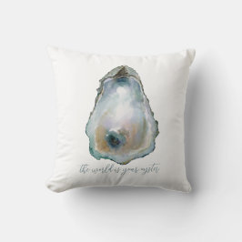 Waterverf Oester Kussen