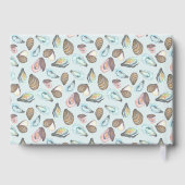 Waterverf Oester Kust Bruiloft Gastenboek (Achterkant)