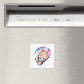 Waterverf Oester Magneet (Insitu (Vaatwasser))