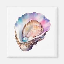 Waterverf Oester Magneet
