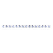 Waterverf oester schelp met peren satijnen lint (Voorkant)