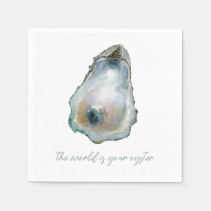 Waterverf Oester Servet