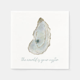 Waterverf Oester Servet