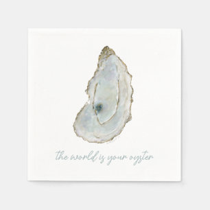 Waterverf Oester Servet