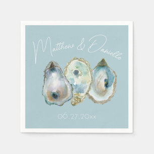 Waterverf Oester Servet