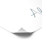 Waterverf oesters - aanpasbaar verticaal ontwerp perfect poster (Hoek)