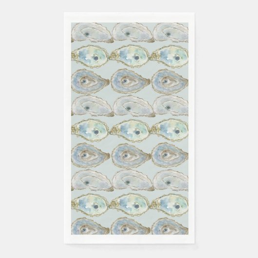 Waterverf-oesters Servet (Voorkant)